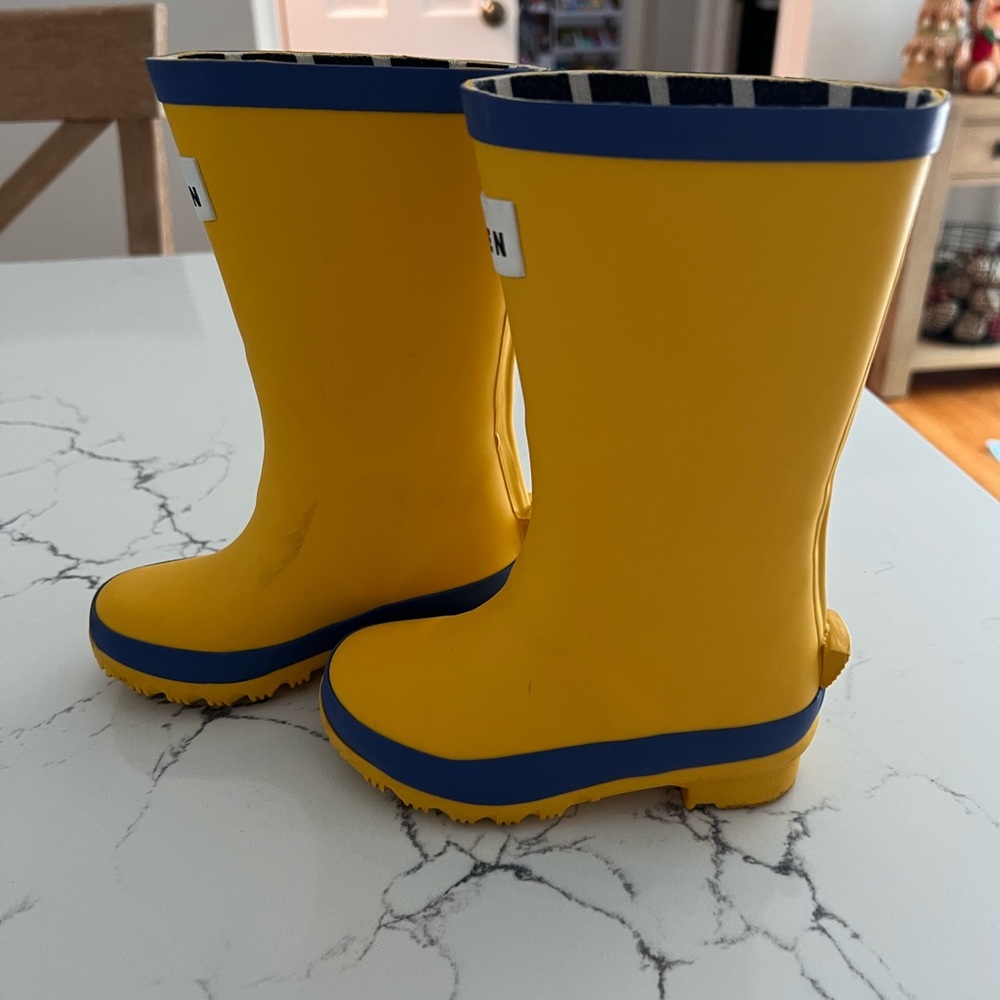 Mini Boden Wellies Yellow - Picture 2 of 5